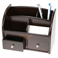 Desktop Compartment Organizer w/Two Small Drawers